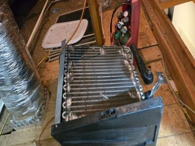 Detailed HVAC system inspection by 2L Air in a North Texas home